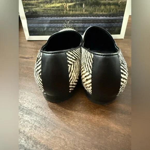 Vionic Willa Slip-On Zebra Print Loafers - Picture 8 of 9